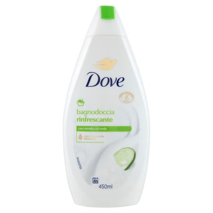 Dove Refreshing Shower Gel With Cucumber And Green Tea 450 Ml
