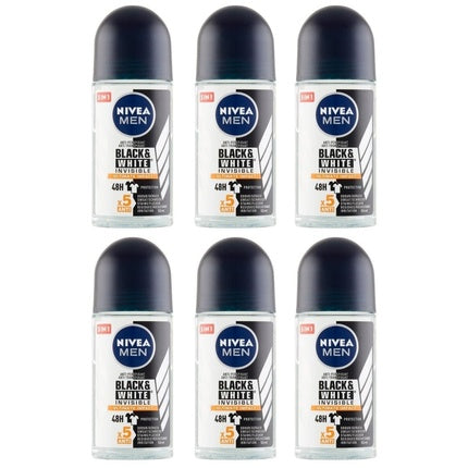 Nivea - Men Black & White Invisible Ultimate Impact - Ball Antiperspirant 50ml