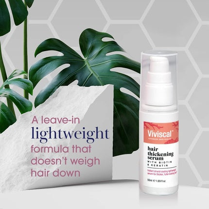 Viviscal Hair Thickening Serum for Naturally Thicker and Fuller Looking Hair 50ml