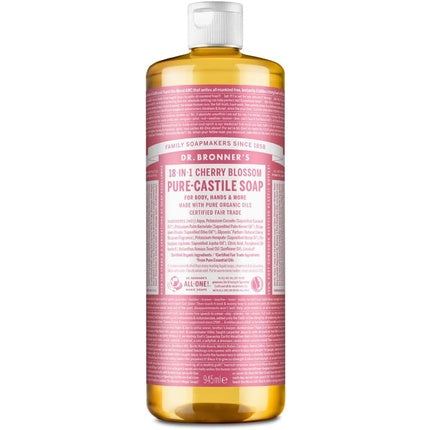 Dr Bronner's Cherry Blossom Pure Castile Liquid Soap 945ml