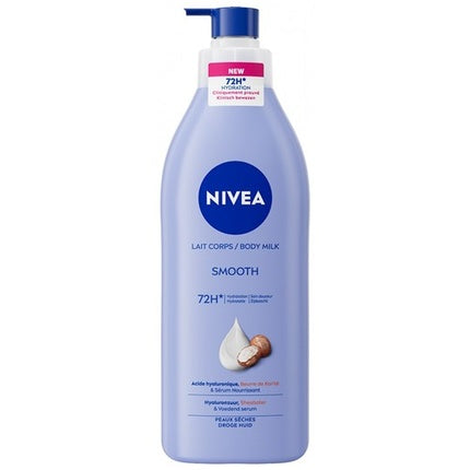 Nivea Mild Moisturizing Body Milk 72h for Dry Skin 400ml