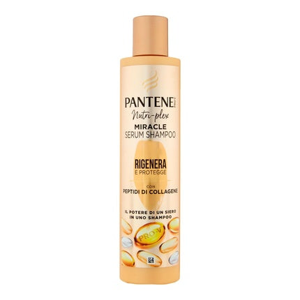Pantene x Emily in Paris Regenerates and Protects Miracle Serum Shampoo 250ml Limited Edition - Enriched with Pro-V and Collagen Peptides