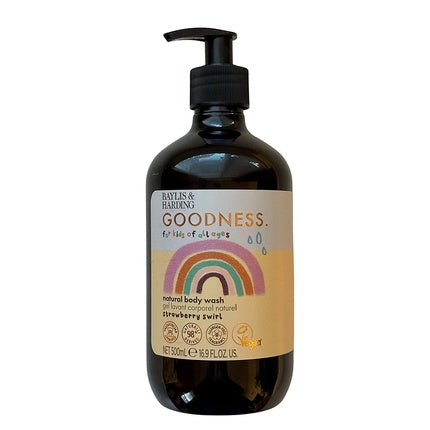 Baylis & Harding Strawberry Swirl Natural Body Wash for Kids 16.9oz