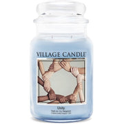 Village Candle "Unity" Scented Candle In Jar, Large, Approx. 750 Ml