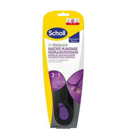 Scholl In Balance Insoles For Plantar Fasciitis Medium Size 4042