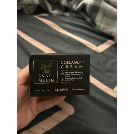 Glamfox Cream With Black Snail Mucin Extract And Collagen 50g