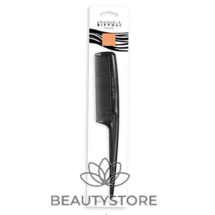 Emanuela Biffoli Fine Tooth Comb Plastic Black