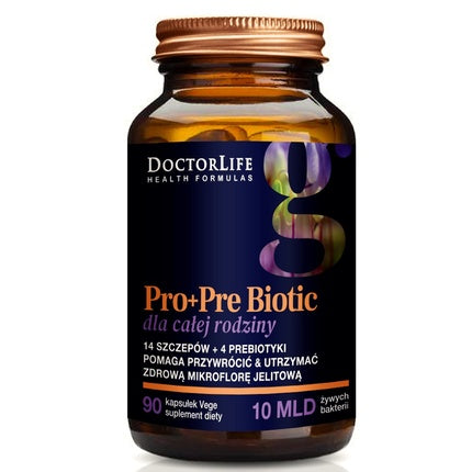 Doctor Life Pro+Pre Biotic For The Whole Family, 90 Capsules