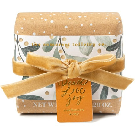 Christmas Soap Peace Love Joy - Cashmere 150g