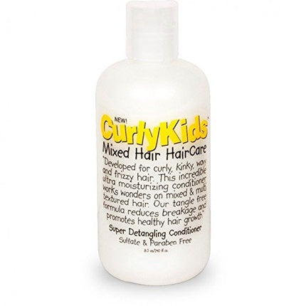 CurlyKids Super Detangling Conditioner 8 Ounce Yellow