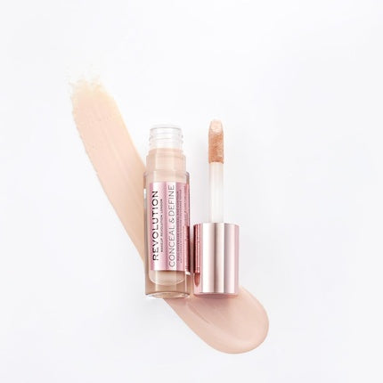 Revolution Conceal & Define Concealer Lightweight Long-Lasting Full Coverage