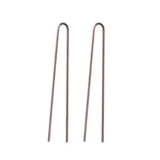 Eurostil Black Hair Clips 60mm 1 Unit