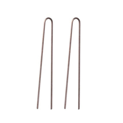Eurostil Black Hair Clips 60mm 1 Unit