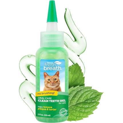 Tropiclean Fresh Breath Oral Care Gel for Cats 59ml