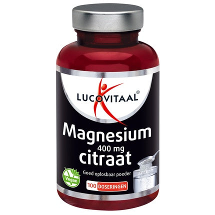 Lucovitaal Magnesium Citrate 400 Mg Powder - 100 Doses