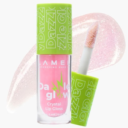 Lamel Dazzle Glow Crystal Clear Lip Gloss - Hydrating Non-Sticky Lip Gloss