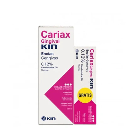 Kin Kin Cariax Gingival Mouthwash 500ml Toothpaste 75ml