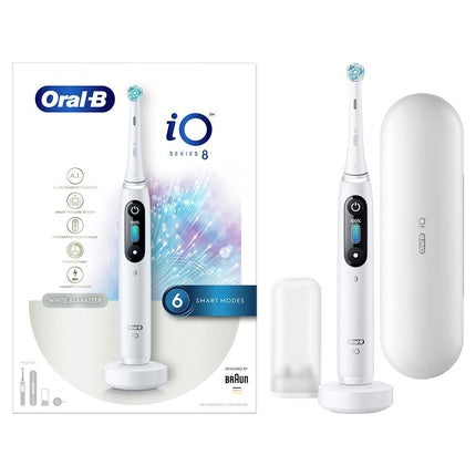 Oralb Io8 Series White Alabaster Electric Toothbrush