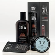 American Crew Fiber Duo with Daily Cleansing Men's Shampoo and Shaving Gel Sample 250Ml.
