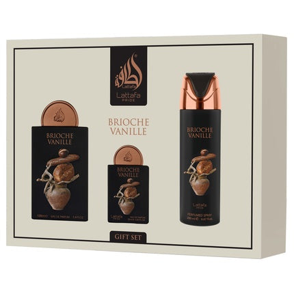 Lattafa Pride Brioche Vanille Eau De Parfum 100 Ml Eau De Parfum 20 Ml Deodorant 200 Ml