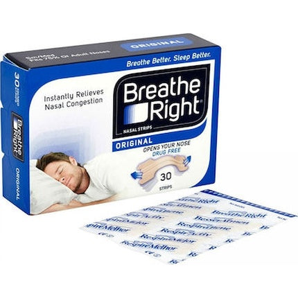 Breathe Right Nasal Strips Medium Size 30 Count
