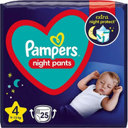 Pampers Night Pants Diapers Size 4 25 Pieces 9kg-15kg