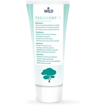 Tebodont-F Toothpaste with Fluoride for Daily Oral and Dental Care