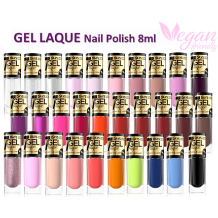 Eveline Gel Laque Quick-Drying Nail Polish Without UV/LED Lamp - Various Colors