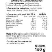 Organic Ginger Powder 150g