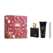 Carolina Herrera CH Men Eau De Toilette 3-Piece Gift Set 3.4 Fl Oz + After Shave Lotion 3.4 Fl Oz + Eau de Toilette 0.34 Fl Oz