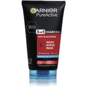 Garnier 3 In 1 Black Pure Active Intensive Charcoal Antiblackhead 150ml