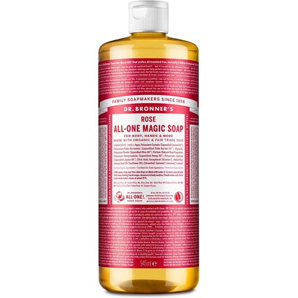 Dr. Bronner's Pure Castile Liquid Soap Rose 945ml