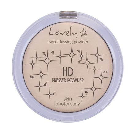 Lovely Hd Pressed Powder - Transparent Mattifying Face Powder With Jojoba Oil, 10g