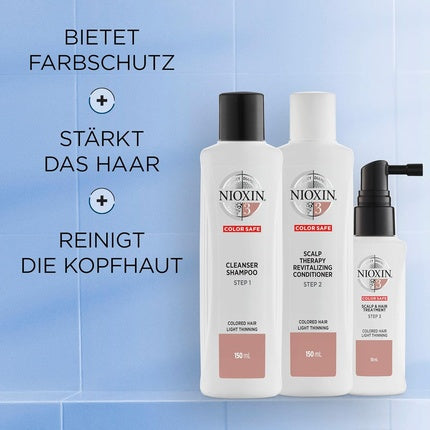 Nioxin System 3 Hair Care for Colored and Subtly Thinning Hair