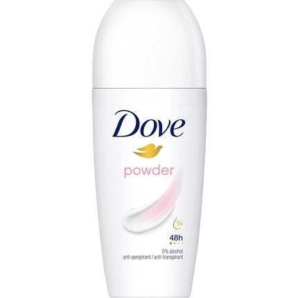 Dove Powder Anti-Perspirant Roll On Deodorant with ¼ Moisturising Cream 50ml