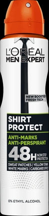L'Oreal Men Expert Shirt Protect Green 48h Deodorant Spray - 250ml