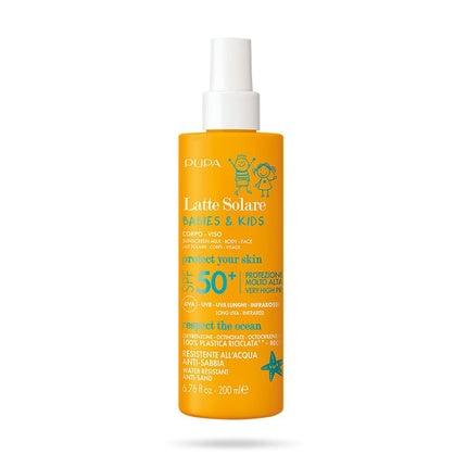 Pupa Milano Gentle Sun Protection Milk For Babies And Children Spf 50