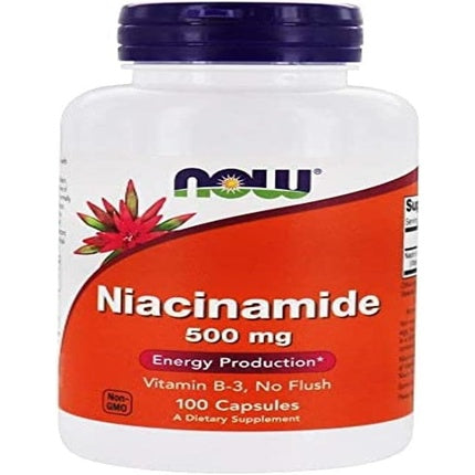 Now Foods Niacinamide 500mg 100 Capsules