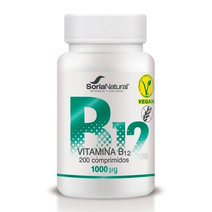Soria Natural Vitamin B12 250 Milligrams - 200 Tablets