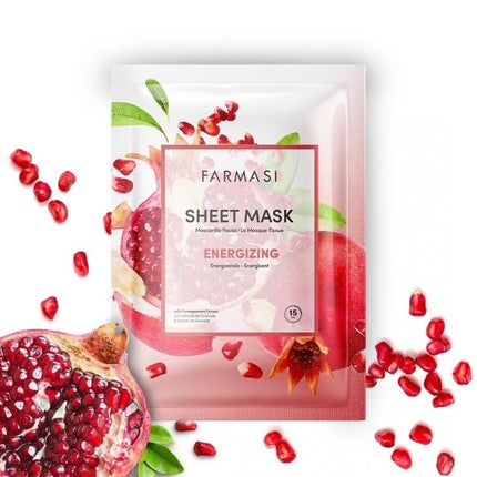 Farmasi Sheet Mask Moisturizing Soothing Energizing Refreshing Firming