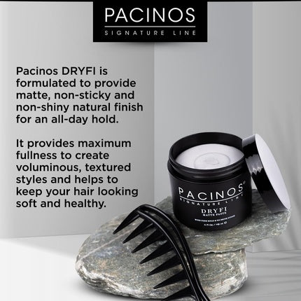 Pacinos Dryfi Matte Hair Paste for Men 118ml - No Shine & Flexible Hold
