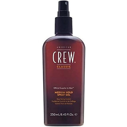 American Crew Spray Gel Medium Hold For Men 8.45 Oz Gel 249.9 ml