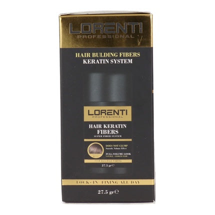 Lorenti Hair Keratin Fibers - 275 Gr - Medium Brown