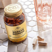 Solgar Korean Ginseng Vegetable Capsules Improves Concentration for Energy and Vitality 50 Capsules