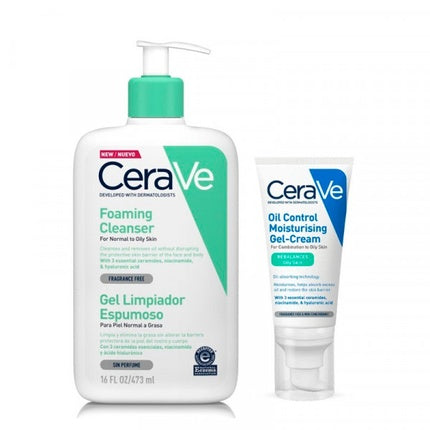 Cerave Foaming Oil Control Set Size 470 Ml