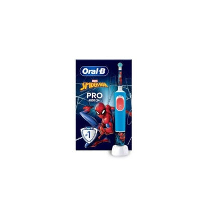 Oral-B Vitality PRO Kids Spiderman Electric Toothbrush Blue