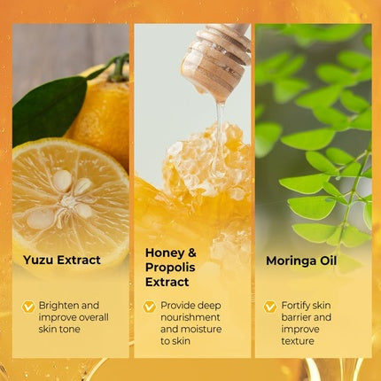 Yuzu Honey All Cleansing Balm Korean Makeup Remover with Sunflower and Avocado