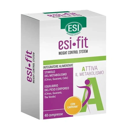 Esi Esi Fit Activates Metabolism Food Supplement With Caffeine 40 Tablets