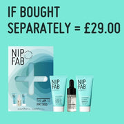 Nip+Fab Christmas Gift Set AM to PM Trio Set The Full Cycle of Hydration for Plump Smooth Dewy Face Skin Bestselling Hyaluronic Fix Extreme4 Range