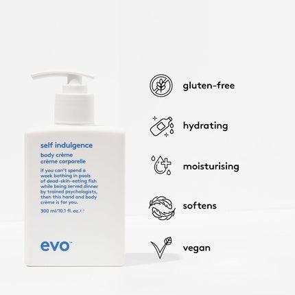 Evo Self Indulgence Body Moisturising Cream - Gentle Hydrating Cream